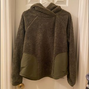 army green nike hoodie